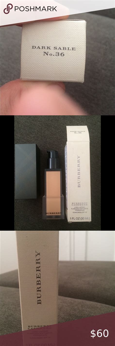 burberry cashmere foundation dark sable|Burberry makeup for face.